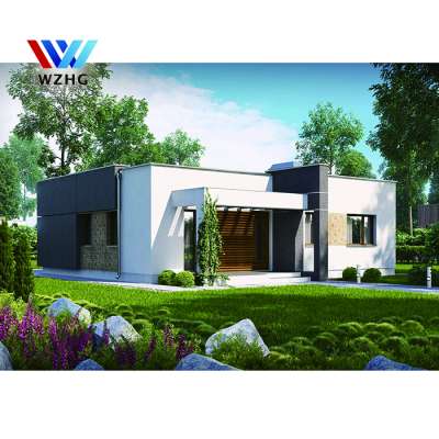 4 bedroom Modern Permanent house/ light steel frame villa house for luxury style