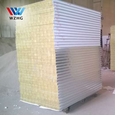 composite Steel Structure Rock Wool Sandwich Panel